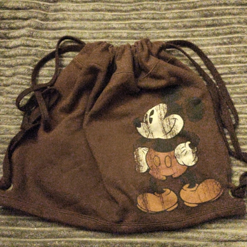 Walt Disney Mickey Mouse Drawstring Backpack - image 1